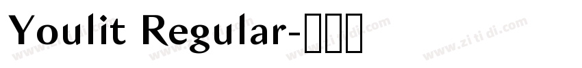 Youlit Regular字体转换